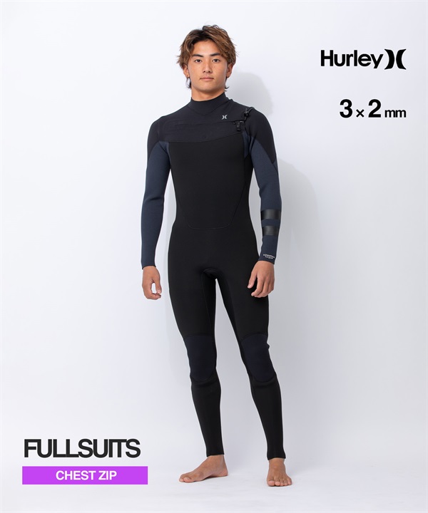 HURLEY ハーレー チェストジップ アドバンテージプラス MZFLAD26 ウェットスーツ フルスーツ メンズ
