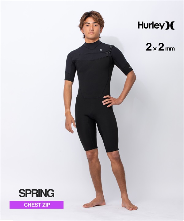 HURLEY ハーレー チェストジップ アドバンテージプラス MZSPAD26 ウェットスーツ スプリング メンズ