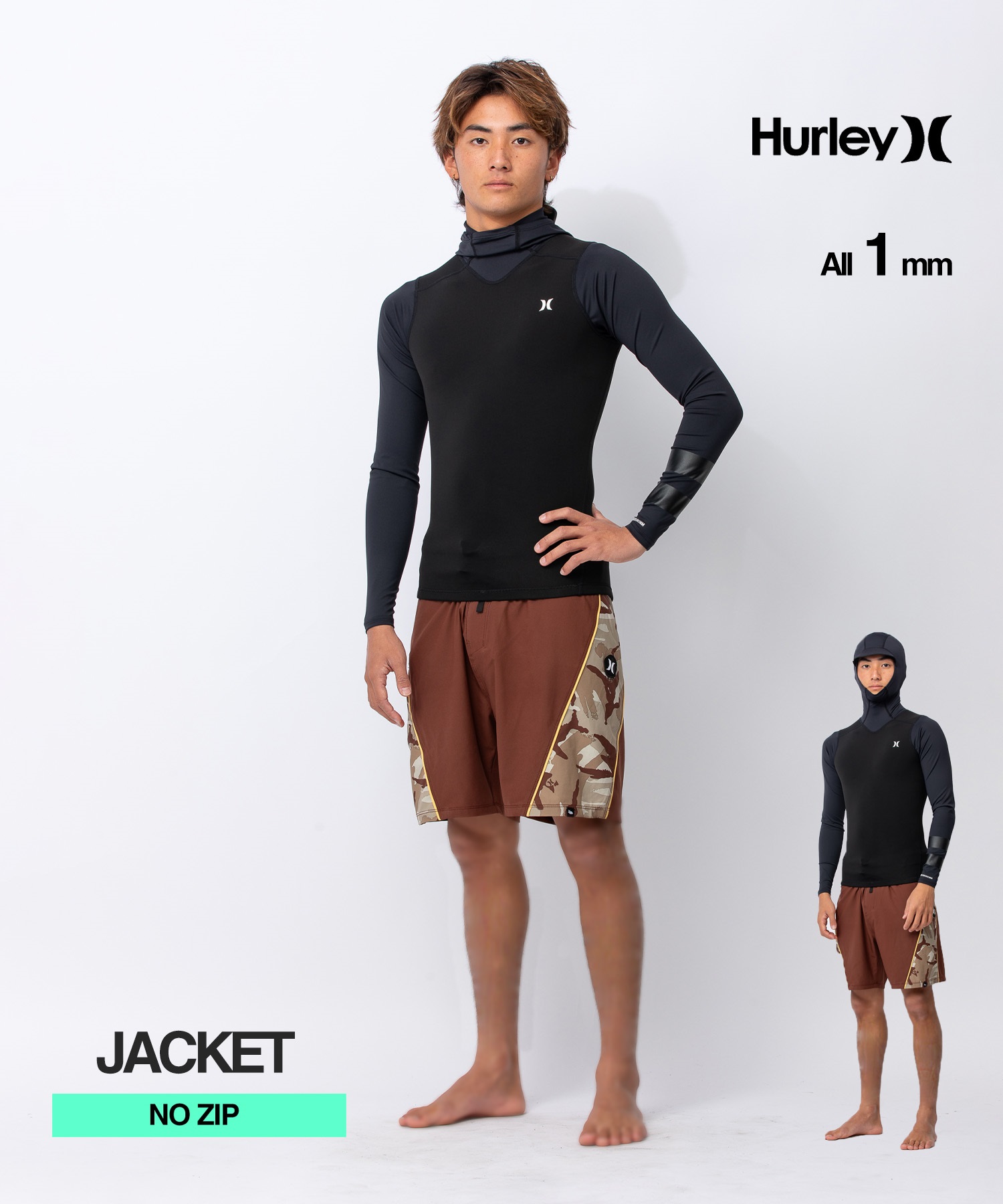 HURLEY ハーレー ノンジップ フュージョン ユーブイ フーディ MZHJKF