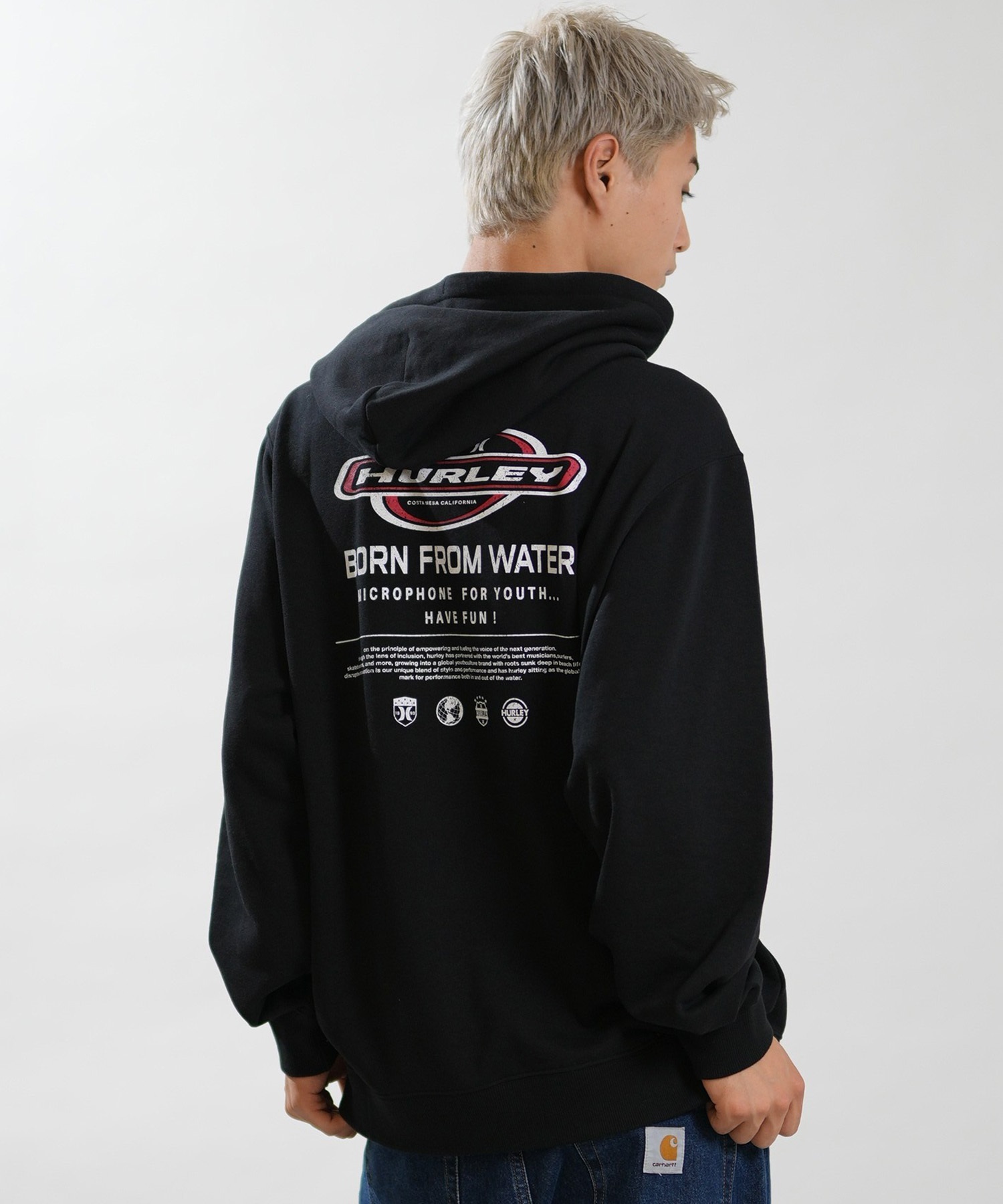 Hurley ハーレー プルオーバー パーカー フーディー メンズ バック