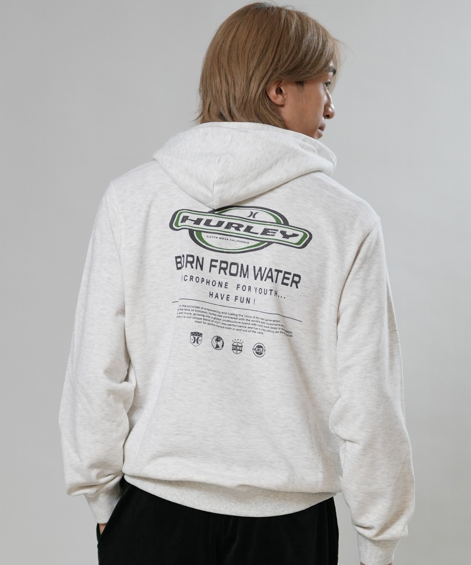 Hurley ハーレー プルオーバー パーカー フーディー メンズ バック