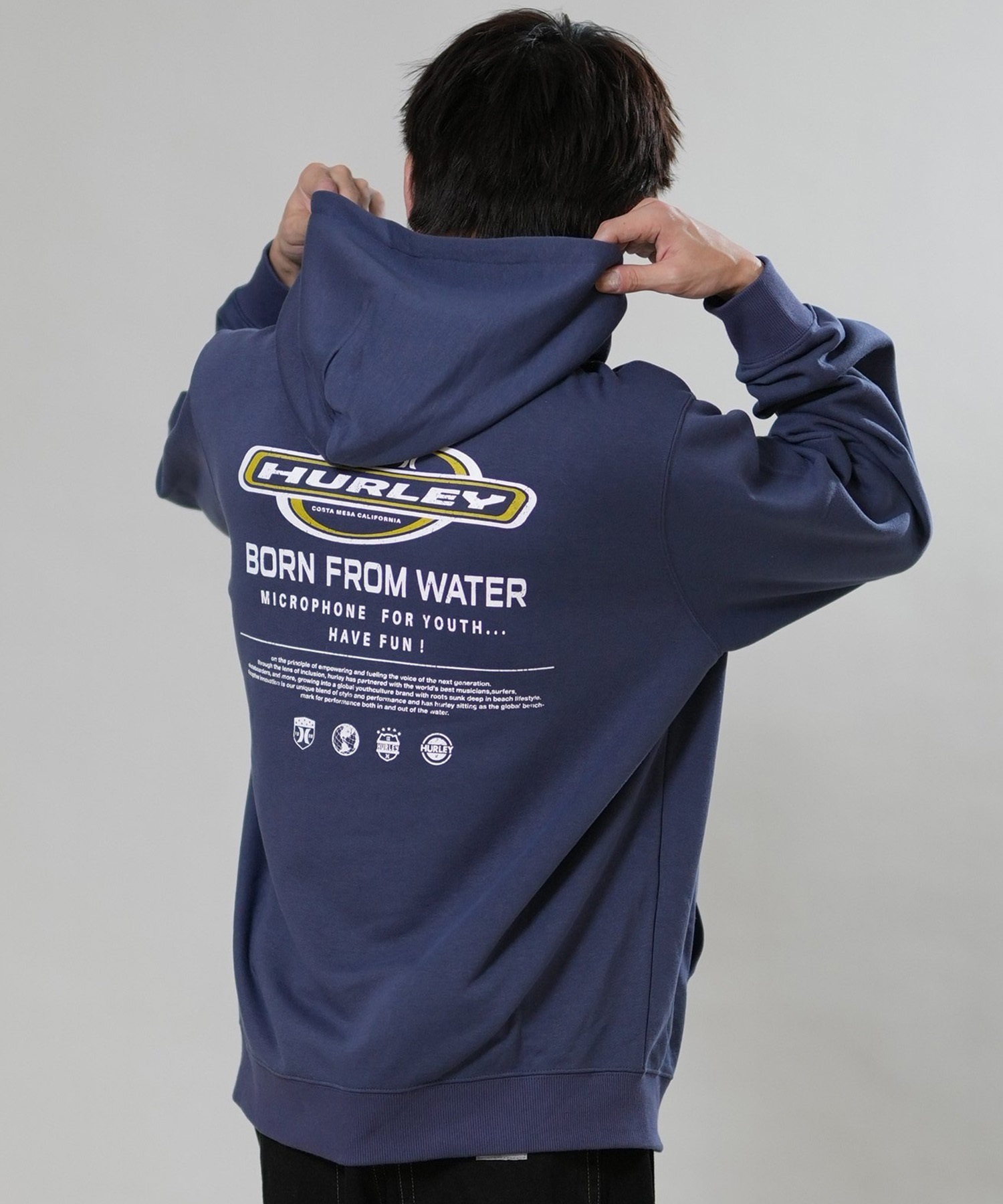 Hurley ハーレー プルオーバー パーカー フーディー メンズ バック