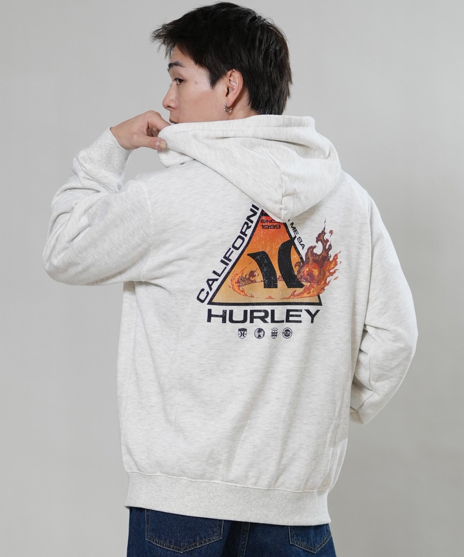 Hurley ハーレー ジップアップ パーカー フーディー メンズ 吸水速乾