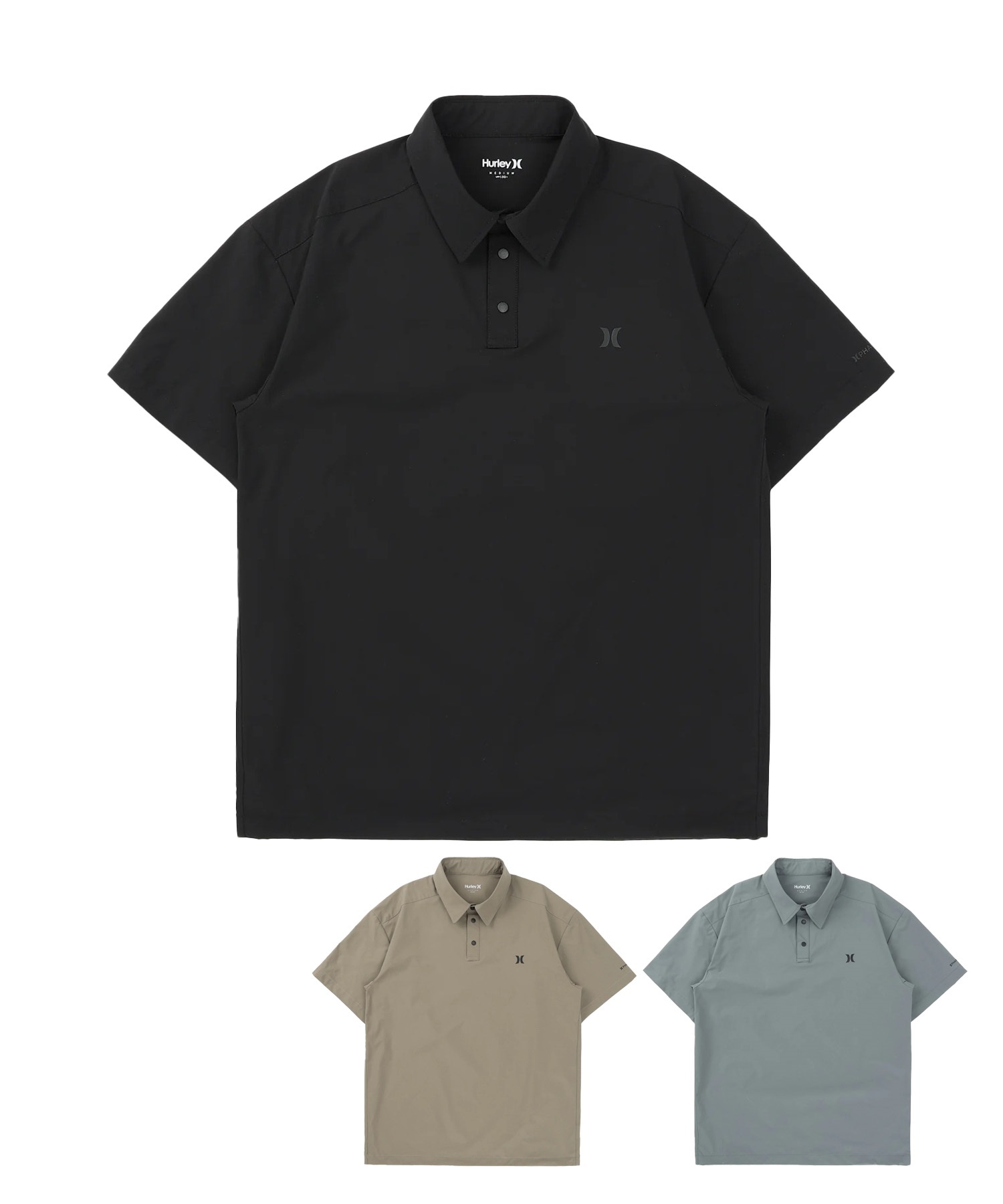 Hurley ハーレー ポロシャツ メンズ オーバーサイズ PHANTOM WOVEN
