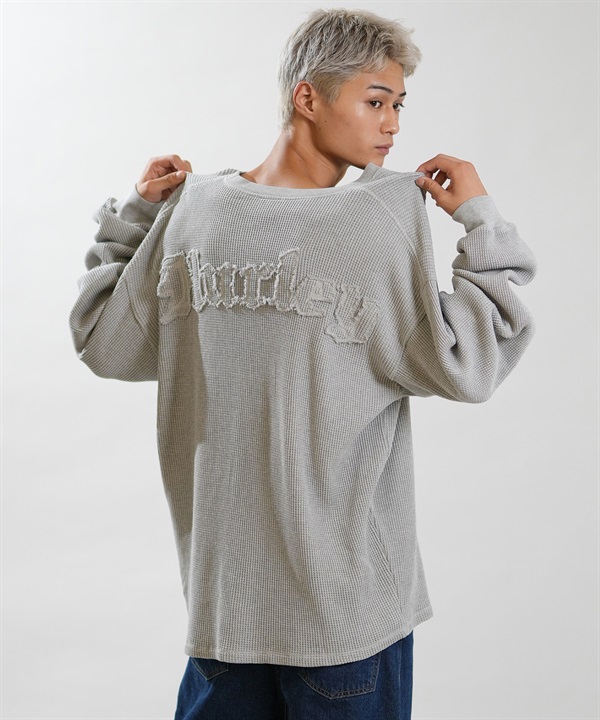 Hurley ハーレー 長袖 Tシャツ ロンT メンズ ワッフルTシャツ THERMAL PIGMENT OVERSIZED MCLS262025