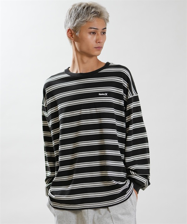 Hurley ハーレー 長袖 Tシャツ ロンT メンズ ボーダー OAO BORDER OVERSIZED MCLS262033