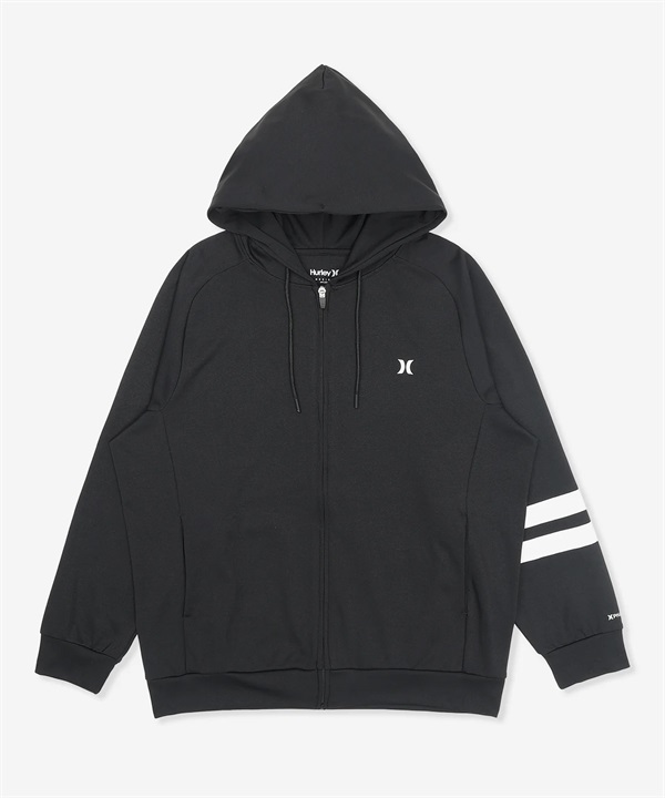 Hurley ハーレー 水着 ラッシュガード ジップアップ パーカー メンズ UVカット 吸水速乾 水陸両用 セットアップ対応 MUFZ251014