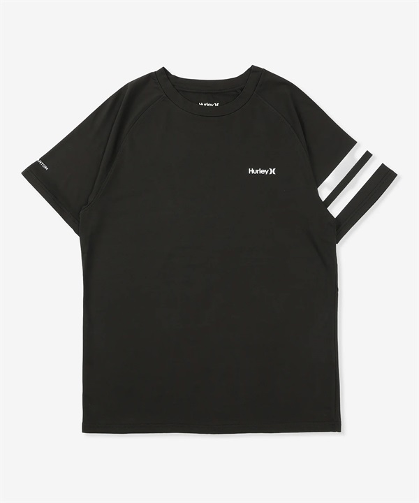 Hurley ハーレー 水着 ラッシュガード 半袖 Tシャツ メンズ UVカット 軽量 ストレッチ 抗菌防臭 疎水 水陸両用 MASS26101P