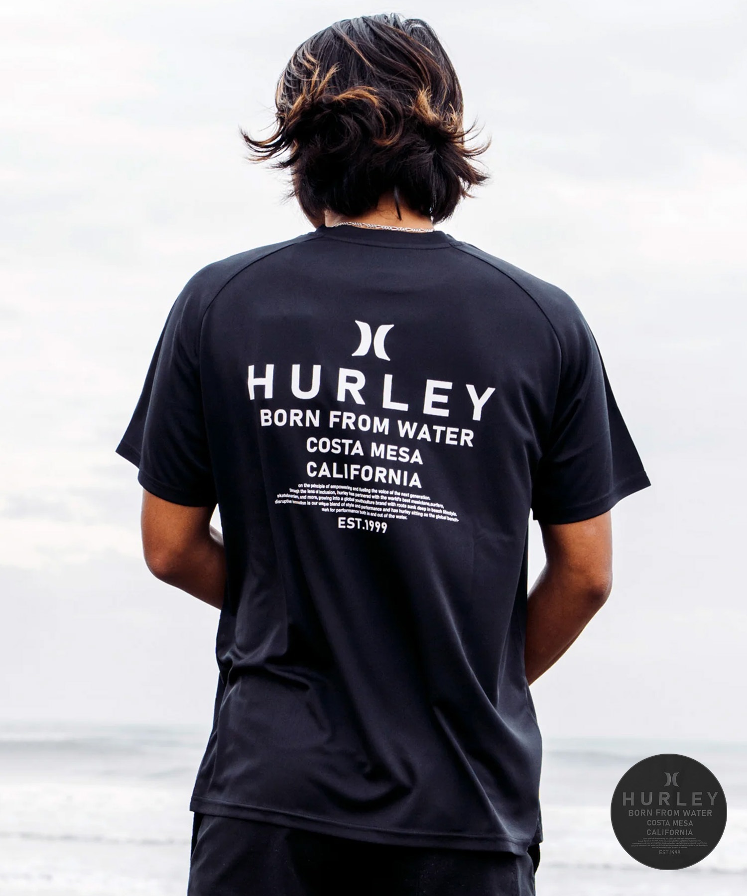 Hurley ハーレー 水着 ラッシュガード 半袖 Tシャツ メンズ UVカット