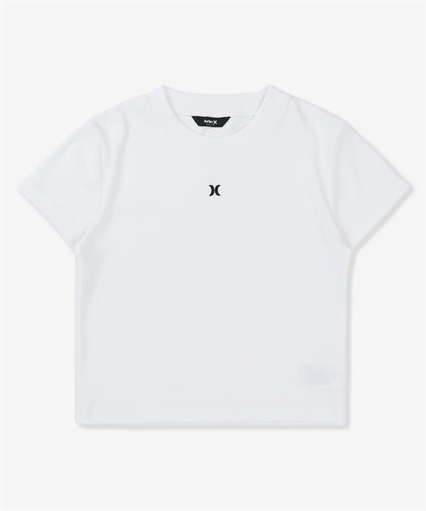 Hurley ハーレー 半袖 Tシャツ レディース シンプル RIB MINI SHORTS SLEEVE WCSS261023