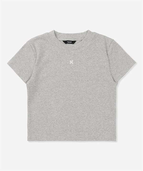 Hurley ハーレー 半袖 Tシャツ レディース シンプル RIB MINI SHORTS SLEEVE WCSS261023