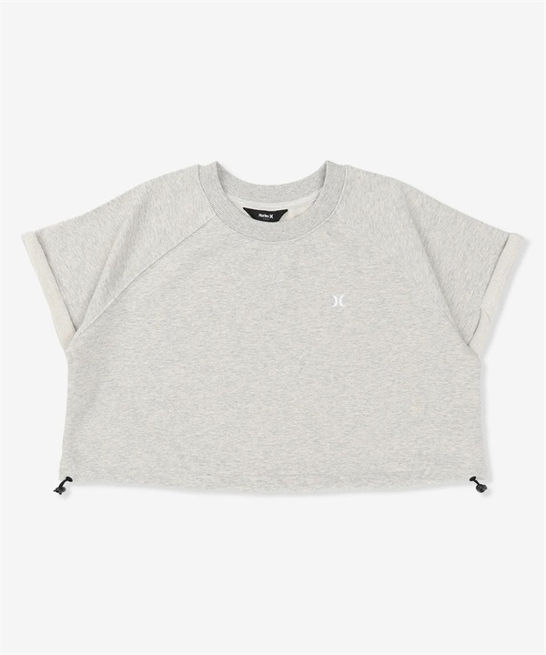 Hurley ハーレー トレーナー スウェット レディース クロップド丈 ショート丈 TERRY ICON DRAW CORD TOPS WCSS261031