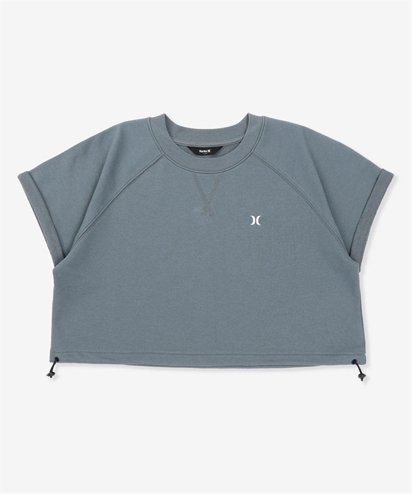 Hurley ハーレー トレーナー スウェット レディース クロップド丈 ショート丈 TERRY ICON DRAW CORD TOPS WCSS261031