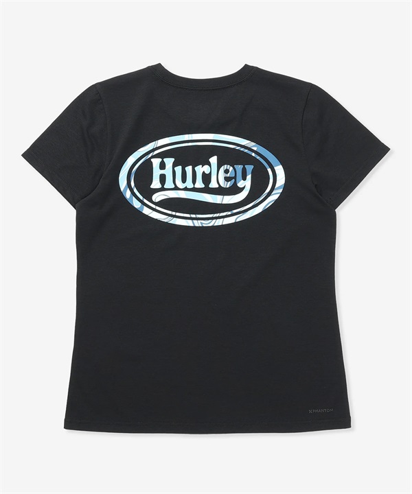 Hurley ハーレー 半袖 Tシャツ レディース ロゴ バックプリント UVカット 吸汗速乾 耐塩素 水陸両用 セットアップ対応 WASS261036 UT