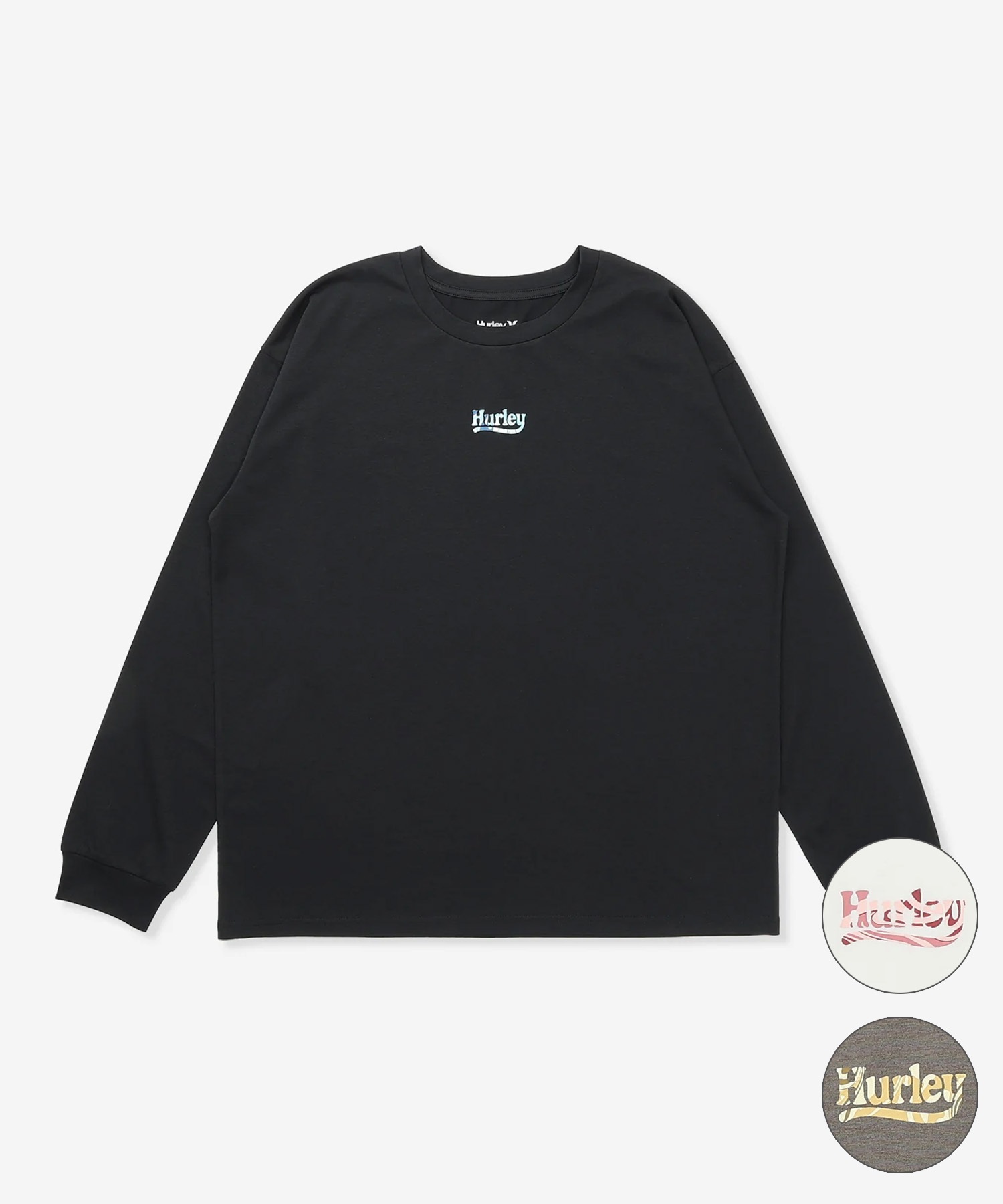 Hurley ハーレー 長袖 Tシャツ ロンT レディース ロゴ ワンポイント UV