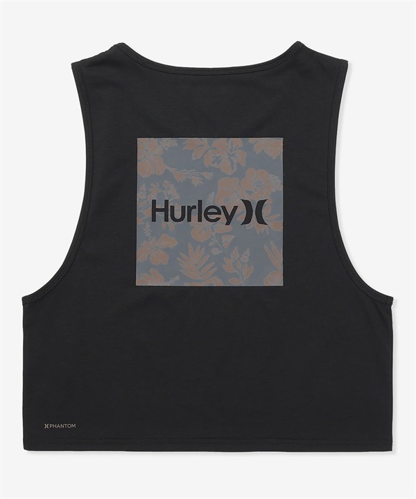 Hurley ハーレー タンクトップ レディース ショート丈 UVカット 吸汗速乾 UVカット 耐塩素 水陸両用 PHANTOM WASL261005 UT