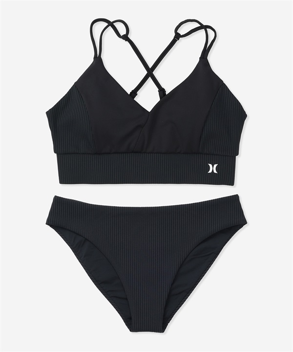 Hurley ハーレー 水着 ビキニ レディース リブ 花柄 スイムウェア RIB SWITCHING SWIM SET WSSW261032