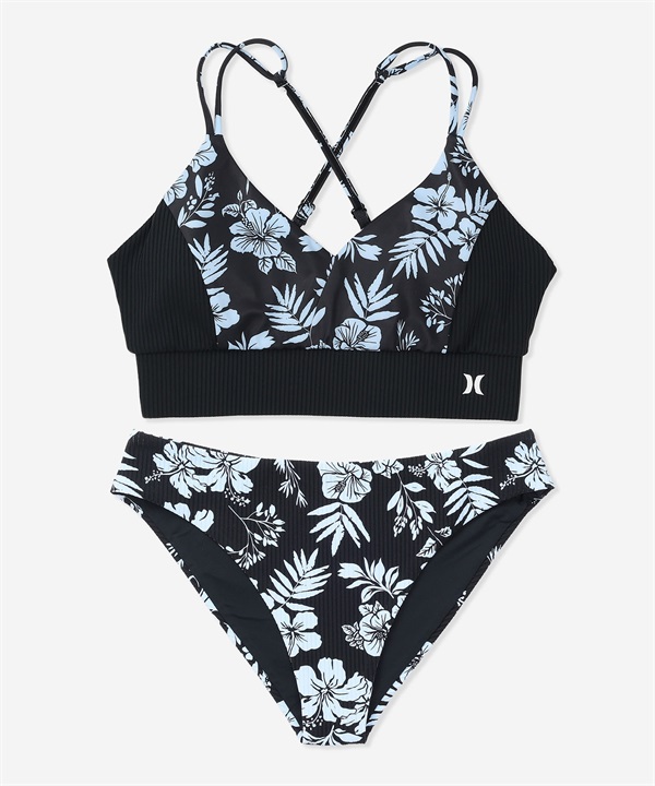 Hurley ハーレー 水着 ビキニ レディース リブ 花柄 スイムウェア RIB SWITCHING SWIM SET WSSW261032