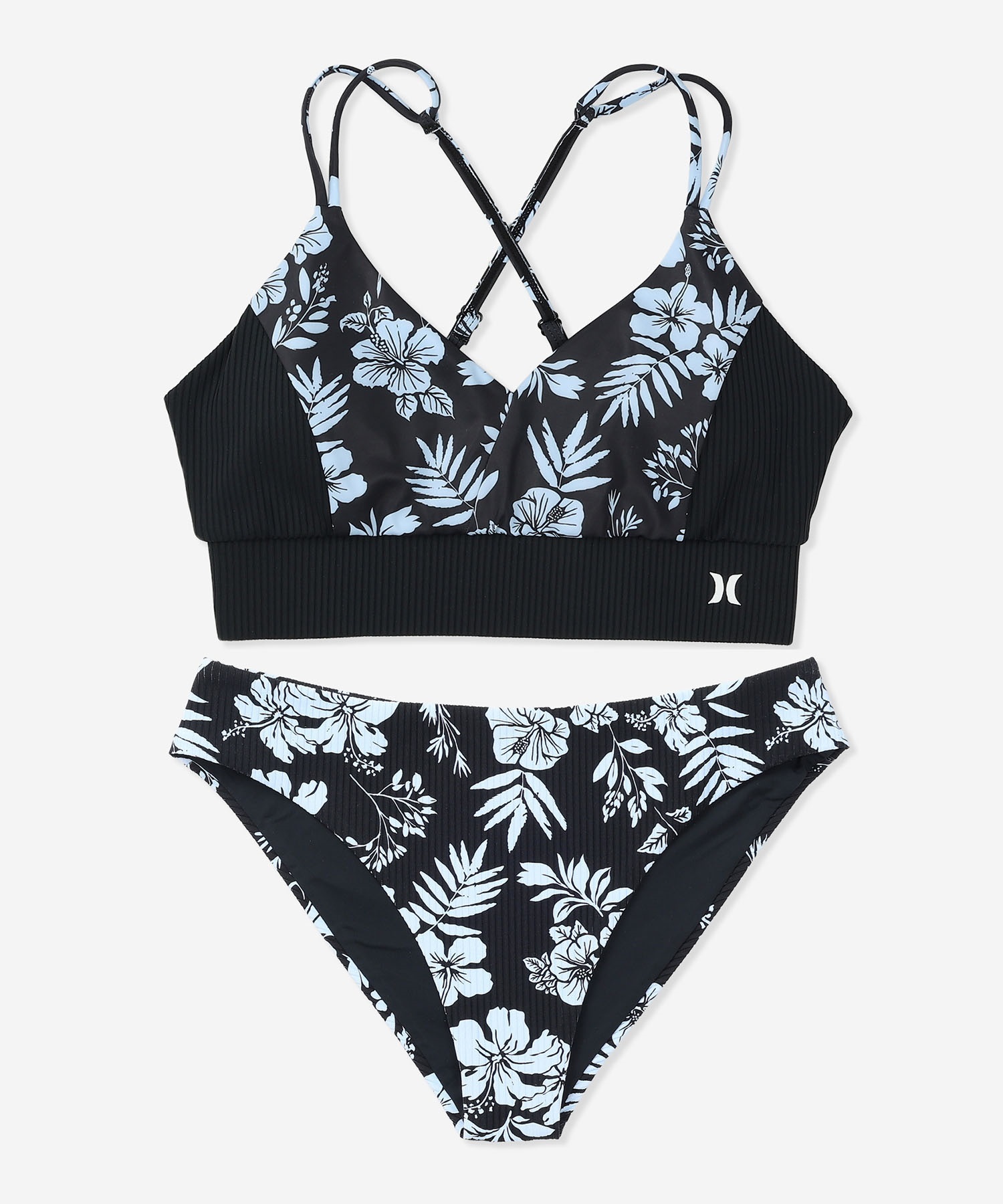 Hurley ハーレー 水着 ビキニ レディース リブ 花柄 スイムウェア RIB