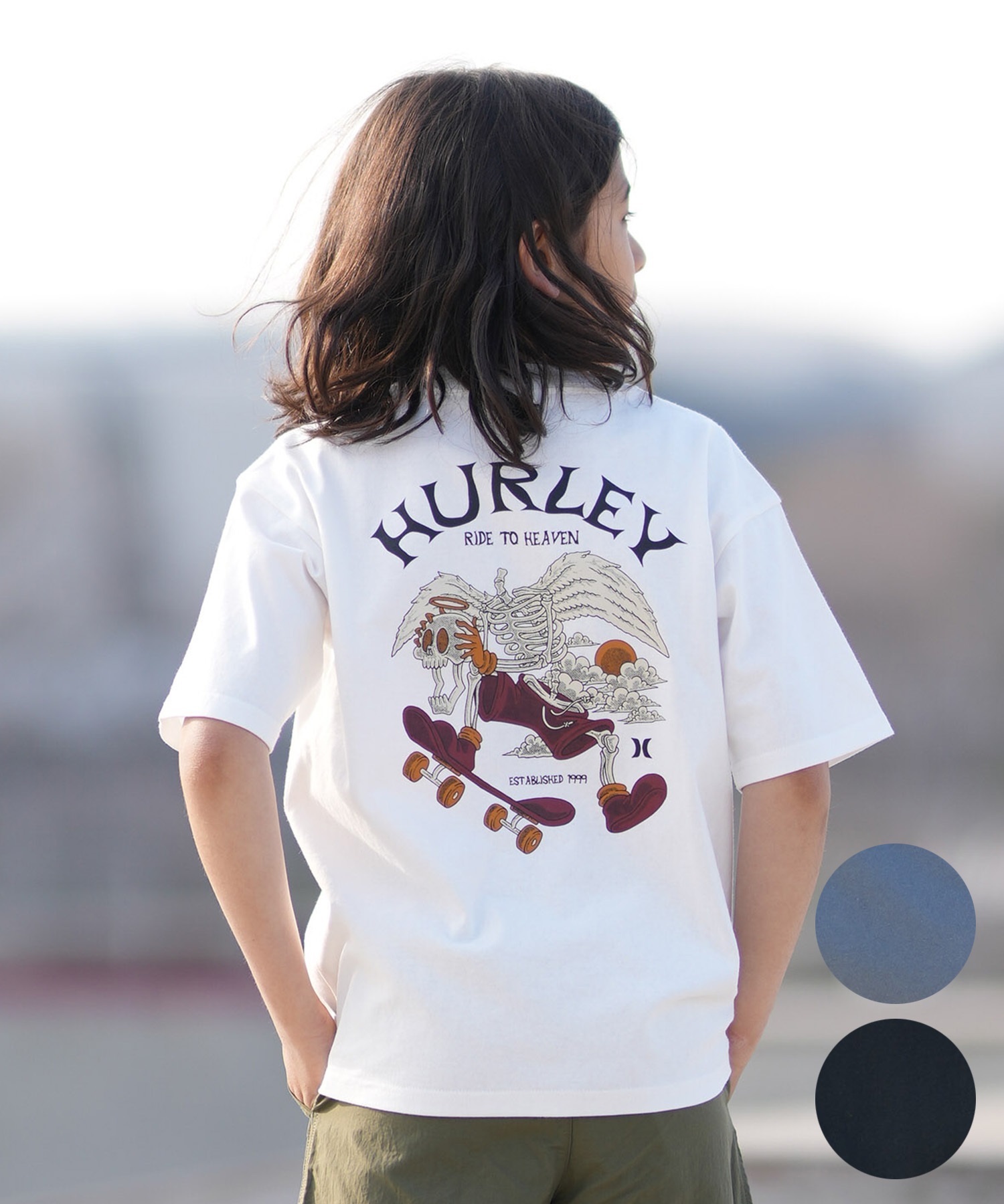 ハーレージュニア Hurley ハーレー 半袖 Tシャツ キッズ ジュニア 子供 FROM H TO H