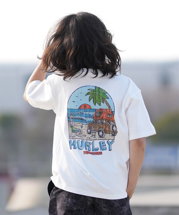 Hurley ハーレー 半袖 Tシャツ キッズ ジュニア 子供 SUNNY CAMP OVRSZD SS TEE BCSS261002