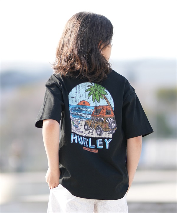 Hurley ハーレー 半袖 Tシャツ キッズ ジュニア 子供 SUNNY CAMP OVRSZD SS TEE BCSS261002