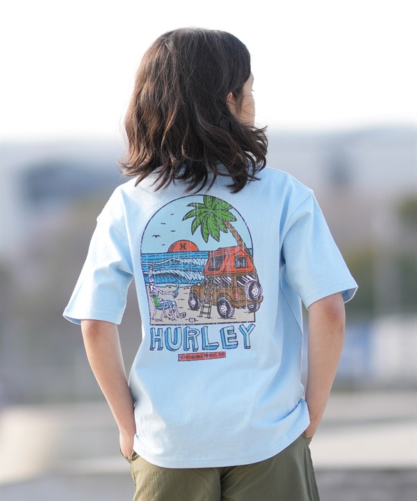 Hurley ハーレー 半袖 Tシャツ キッズ ジュニア 子供 SUNNY CAMP OVRSZD SS TEE BCSS261002