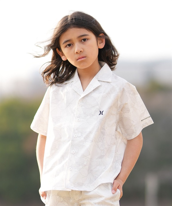 Hurley ハーレー 半袖 シャツ キッズ ジュニア 子供 水陸両用 PTM WVN IC FLORAL SHIRTS BUSH261003