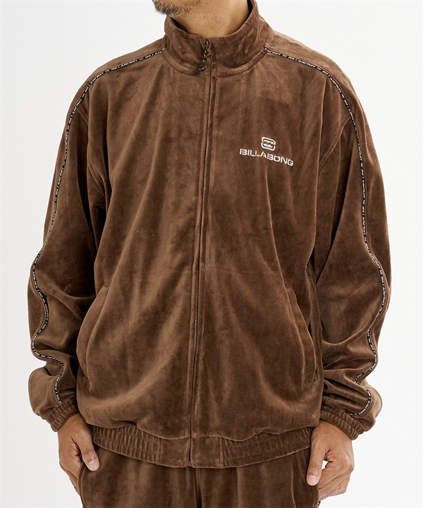 BILLABONG ビラボン ジャージ トラックジャケット メンズ ベロア TRACK JAKCET BG012013