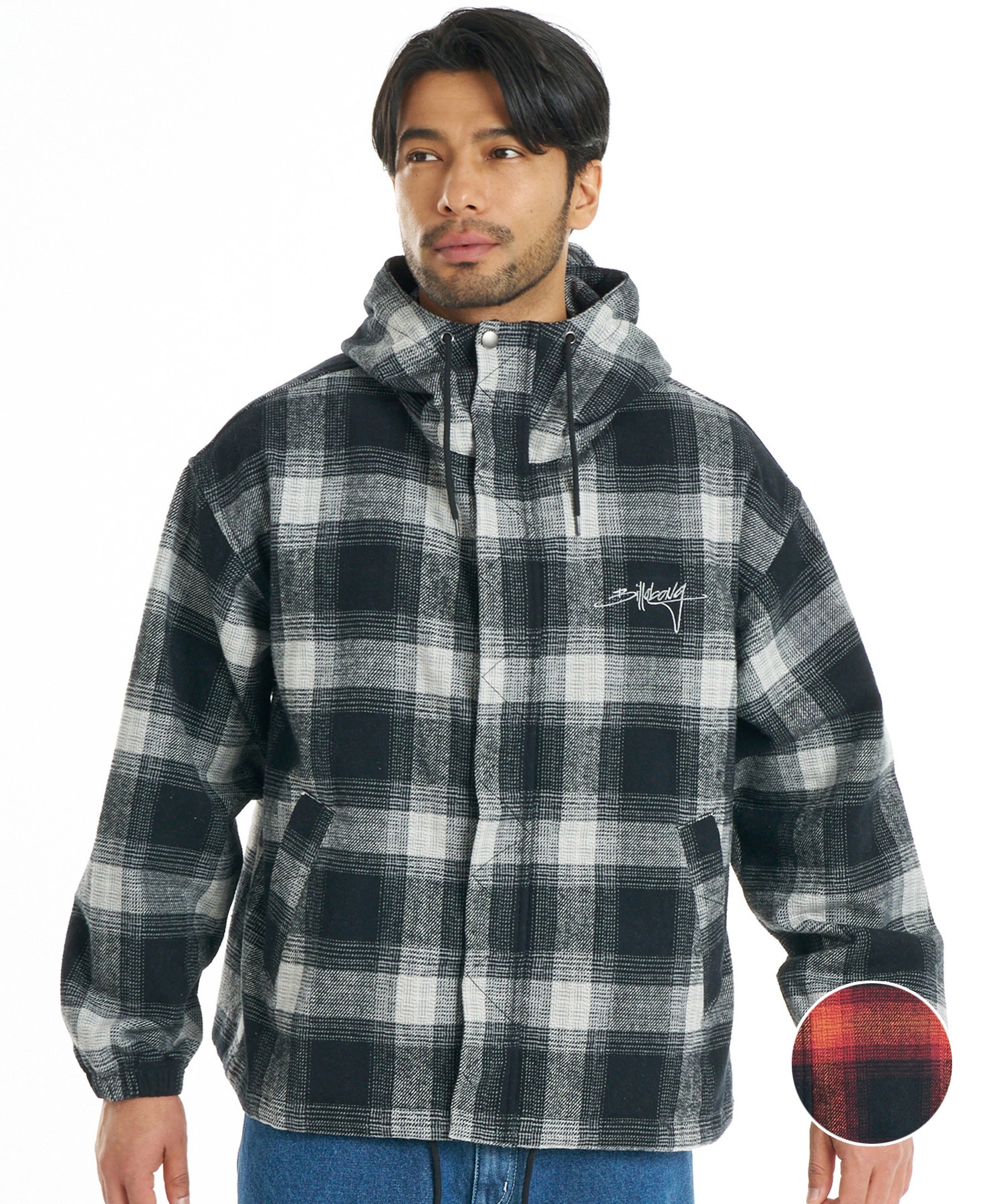 BILLABONG ビラボン ジャケット メンズ チェック HOODED JAKCET