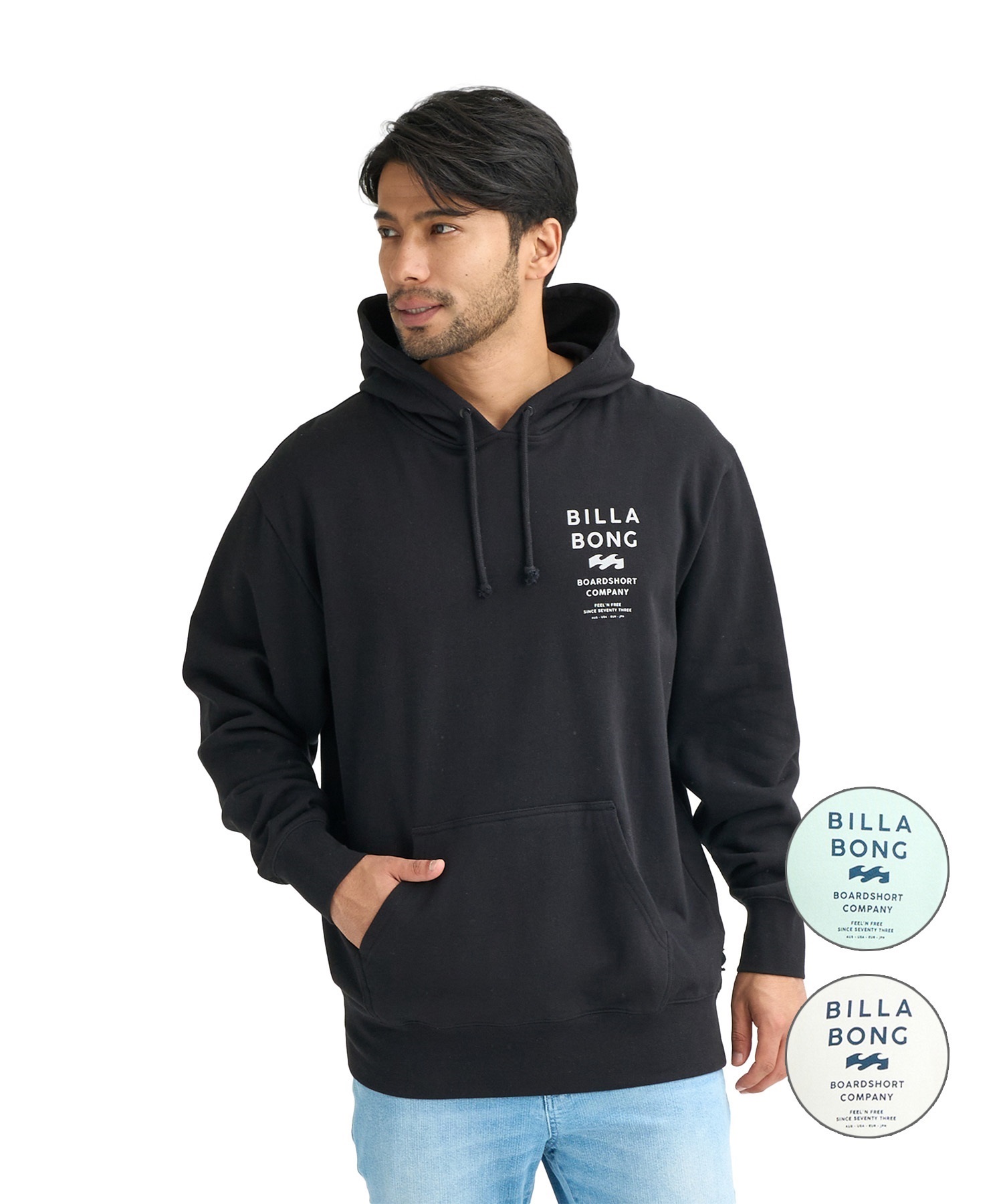 BILLABONG ビラボン プルオーバー パーカー メンズ バックプリント SUN 
