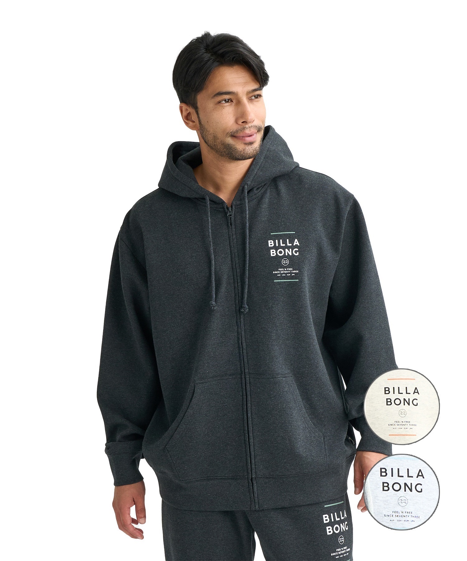 BILLABONG ビラボン ジップアップ パーカー メンズ セットアップ対応