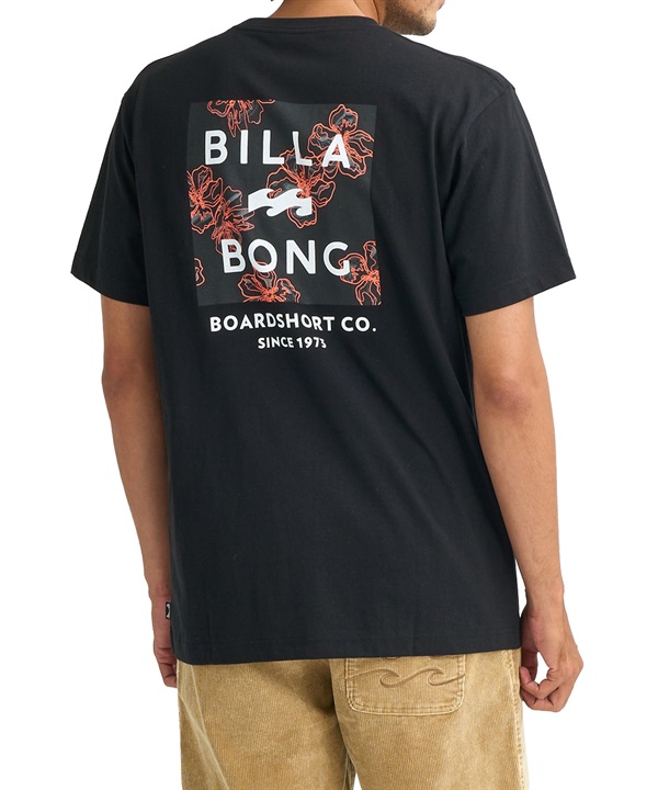 BILLABONG ビラボン 半袖 Tシャツ メンズ バックプリント SQUARE BG011201