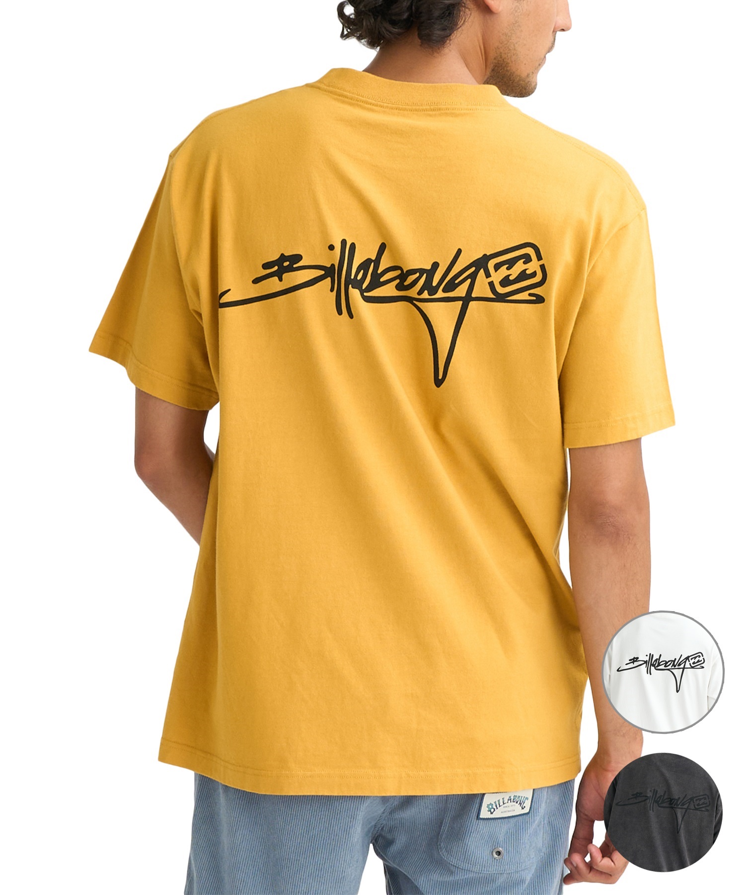 BILLABONG ビラボン 半袖 Tシャツ メンズ バックプリント SCRIPT LOGO