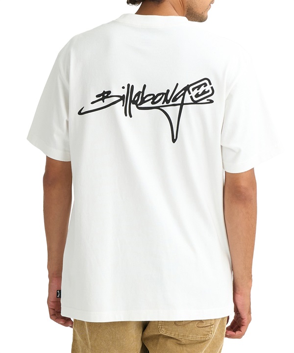 BILLABONG ビラボン 半袖 Tシャツ メンズ バックプリント SCRIPT LOGO BG011206