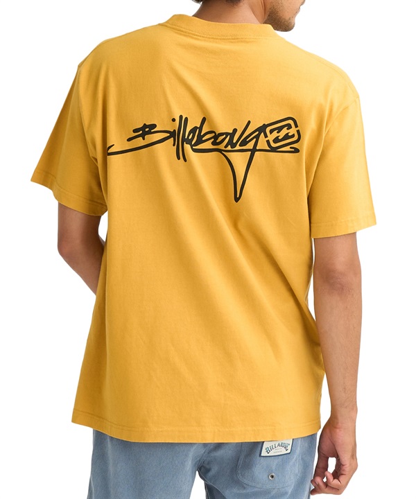 BILLABONG ビラボン 半袖 Tシャツ メンズ バックプリント SCRIPT LOGO BG011206