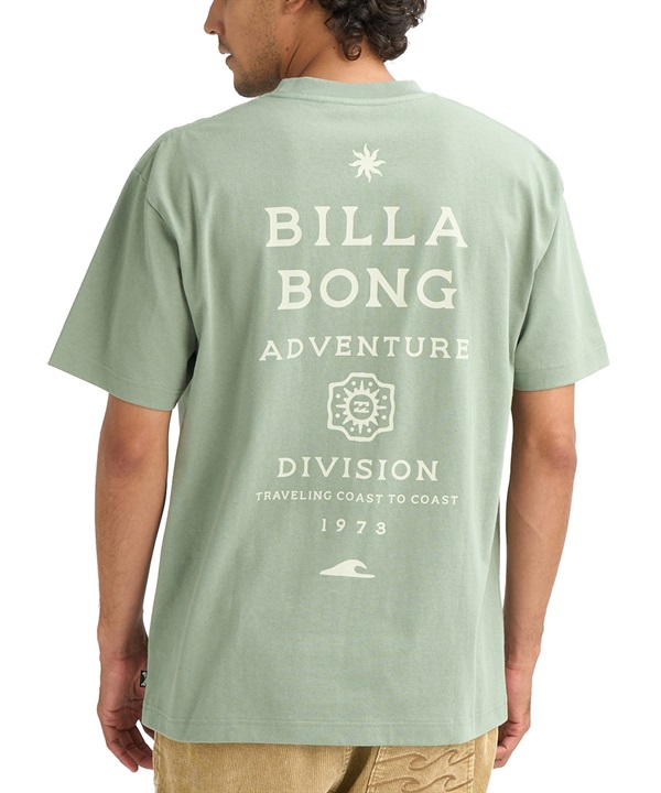 BILLABONG ビラボン 半袖 Tシャツ メンズ ロゴ バックプリント 接触冷感 速乾 BG011219