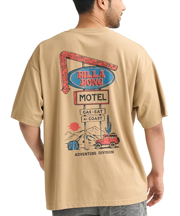 BILLABONG ビラボン 半袖 Tシャツ メンズ バックプリント 速乾 BG011223