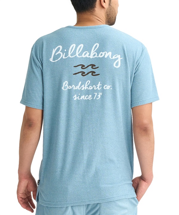 BILLABONG ビラボン 半袖 Tシャツ メンズ ポケT ロゴ バックプリント パイル生地 セットアップ対応 BG011301