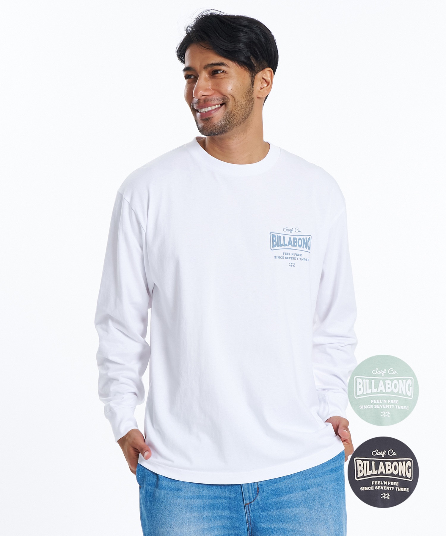 BILLABONG ビラボン 長袖 Tシャツ ロンT メンズ オーバーサイズ BEACH