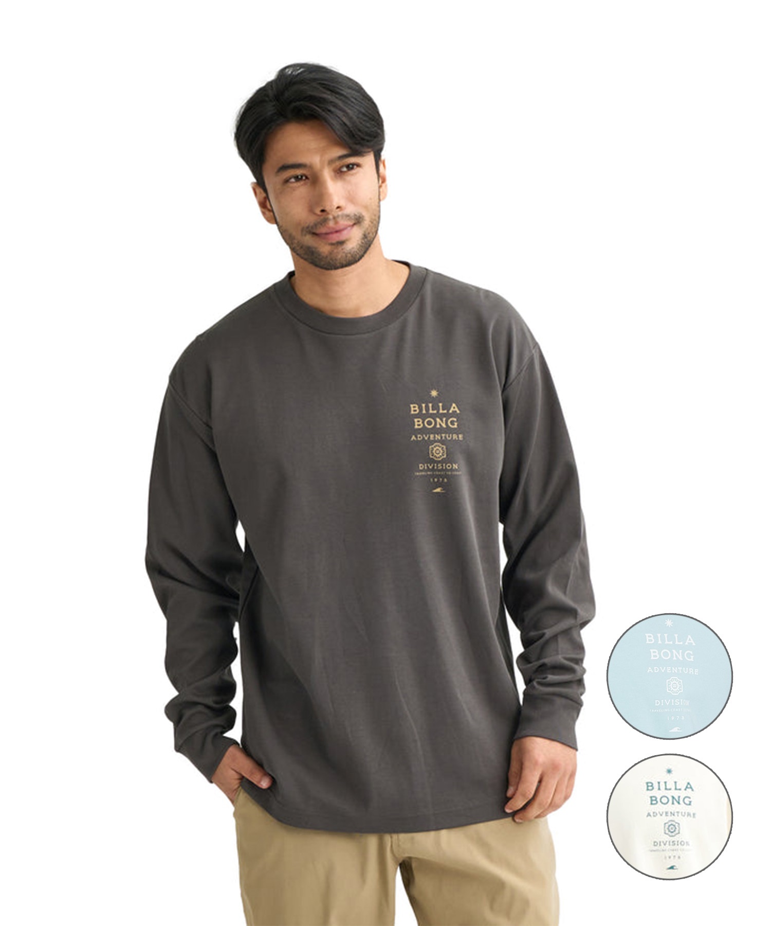 BILLABONG ビラボン 長袖 Tシャツ ロンT メンズ オーバーサイズ