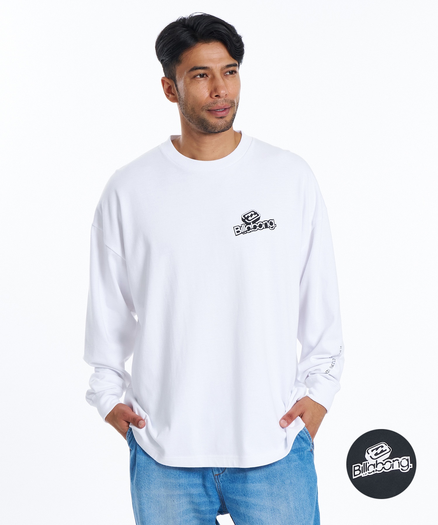 BILLABONG ビラボン 長袖 Tシャツ ロンT メンズ シンプル Y2K RE ISSUE