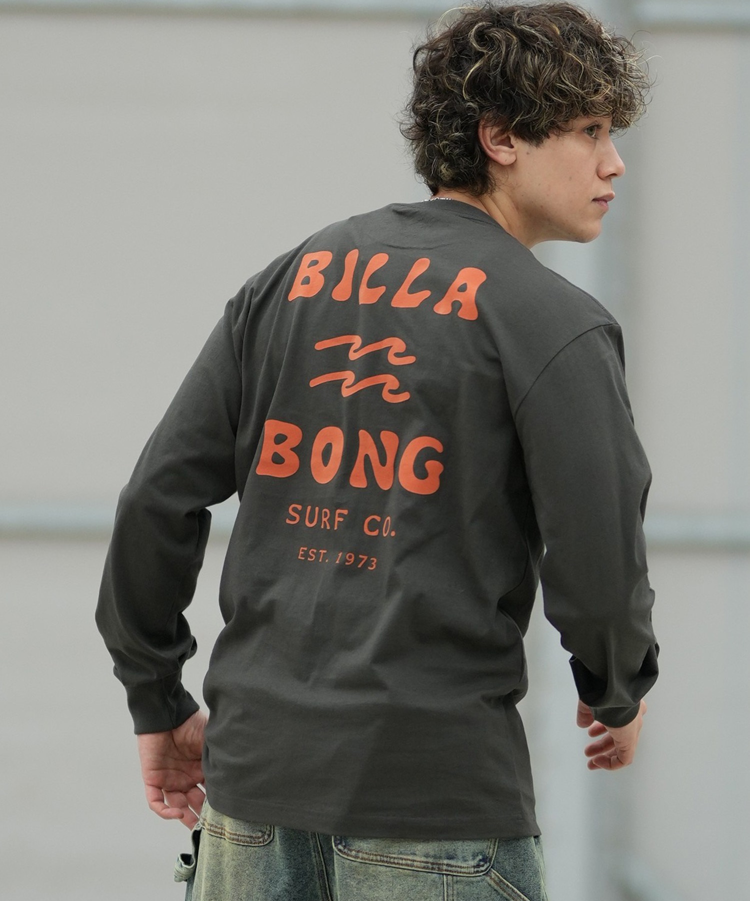 BILLABONG ビラボン 長袖 Tシャツ ロンT メンズ バックプリント ONE