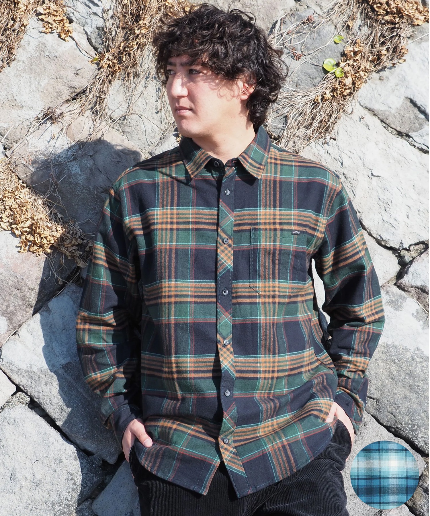 BILLABONG ビラボン 長袖 シャツ メンズ チェック COASTLINE FLANNEL