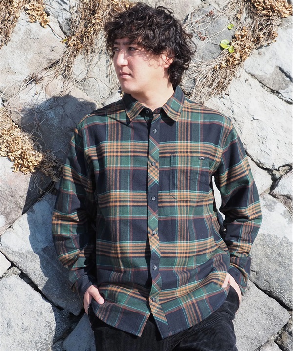 BILLABONG ビラボン 長袖 シャツ メンズ チェック COASTLINE FLANNEL シャツ BG012112