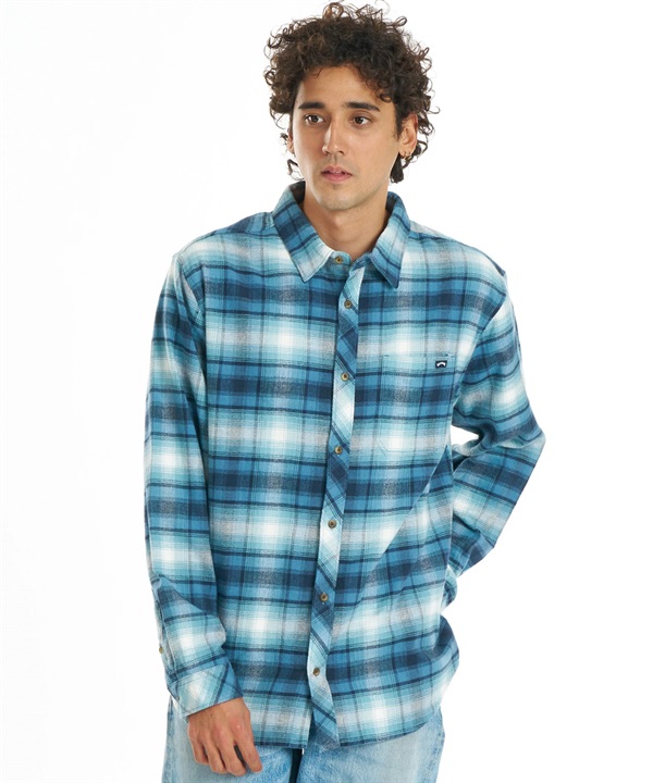 BILLABONG ビラボン 長袖 シャツ メンズ チェック COASTLINE FLANNEL シャツ BG012112