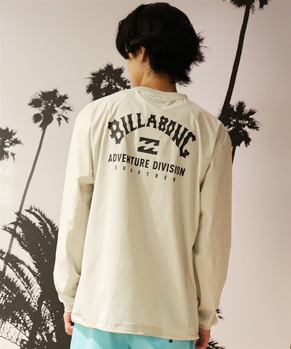 BILLABONG ビラボン 水着 ラッシュガード 長袖 Tシャツ ロンT メンズ バックプリント BG011877