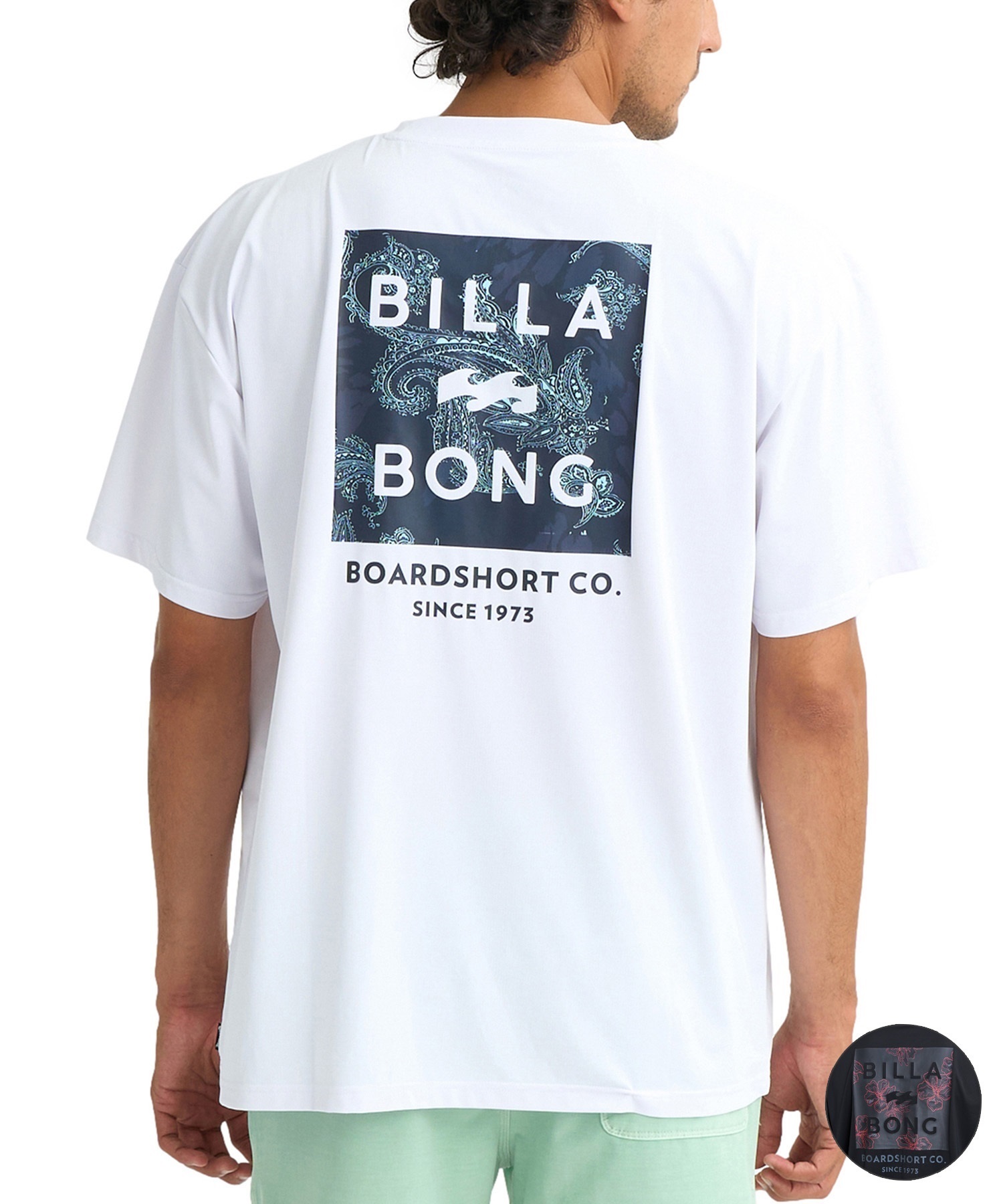 BILLABONG ビラボン 水着 ラッシュガード 半袖 Tシャツ メンズ バック
