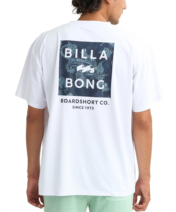 BILLABONG ビラボン 水着 ラッシュガード 半袖 Tシャツ メンズ バックプリント UVカット 水陸両用 BG011867