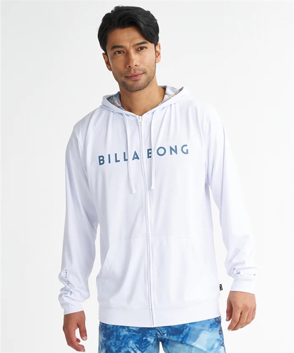 BILLABONG ビラボン 水着 ラッシュガード ジップアップ パーカー メンズ UVカット RASH ZIP HOOD BG01A850